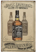 Jack Daniel's Charcoal Mellowed Metal Sign